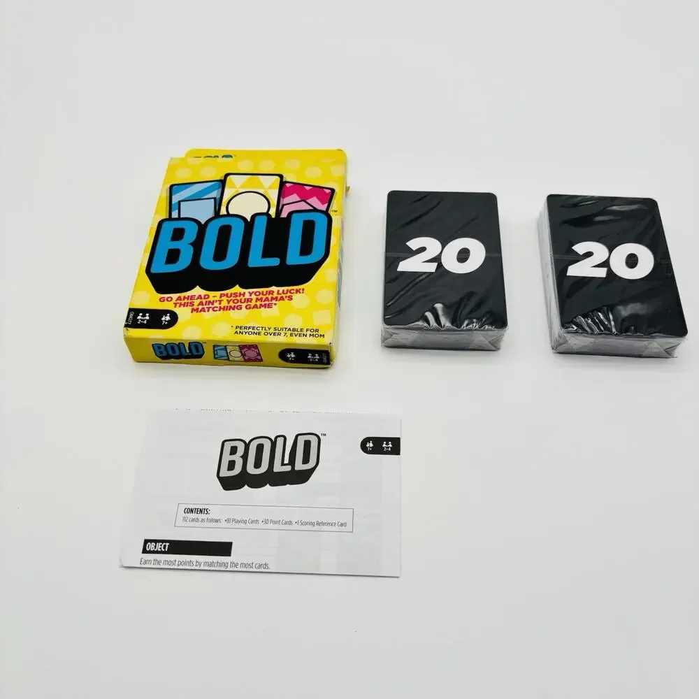 Bold card game ~ Mattel Games - Complete-NEW. Cards Sealed.